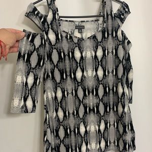 Cold shoulder blouse